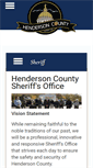 Mobile Screenshot of hendersonsheriff.org